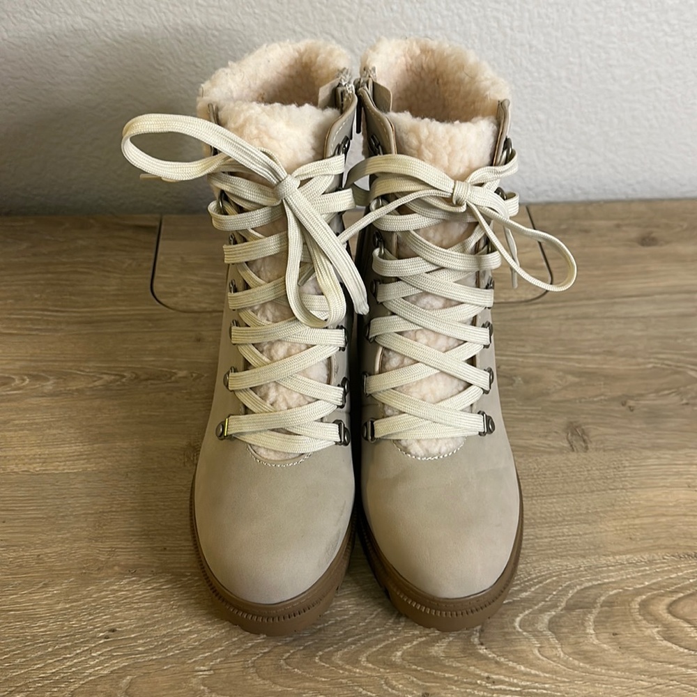 Pink Lily Sherpa Lined Boots
